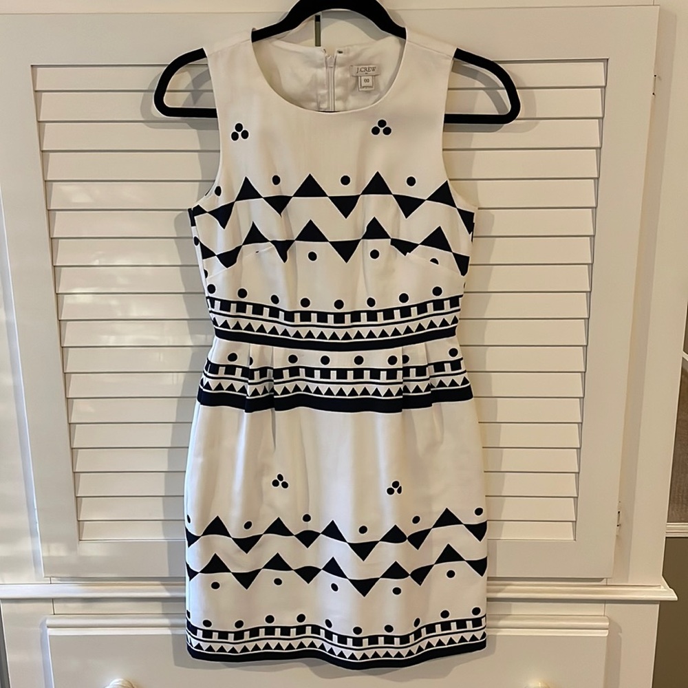 J. Crew Factory Abstract Print Dress, size 00